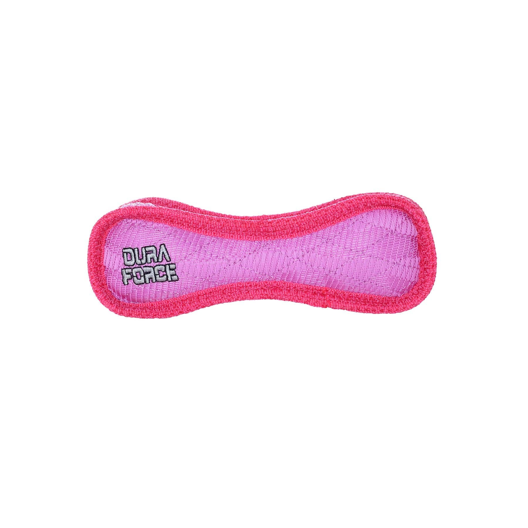 DuraForce Jr Bone Tiger - Pink, Durable, Squeaky Dog Toy