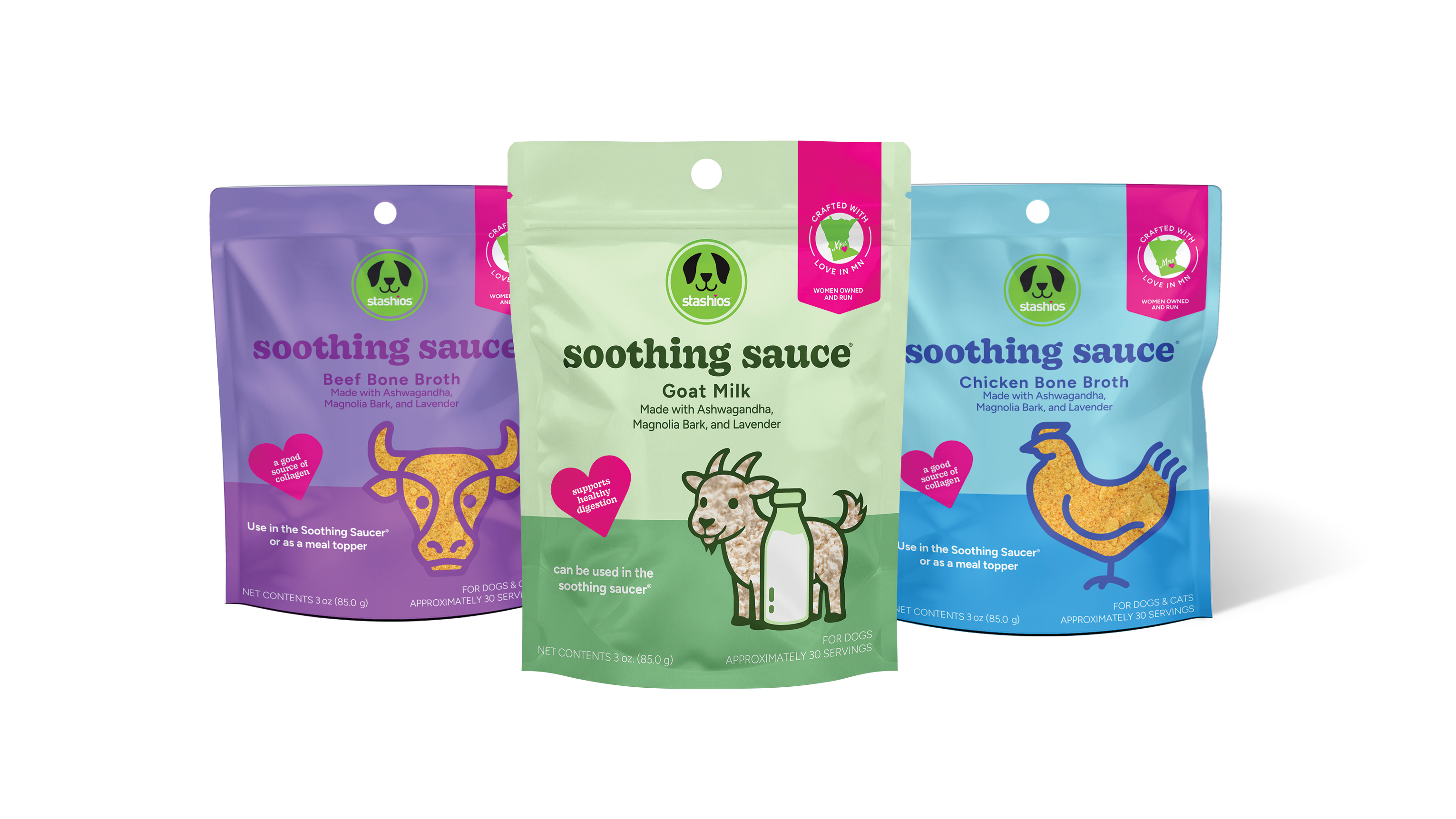 Soothing Sauce®, Goat Milk/Calming, 3oz Bulk Bag