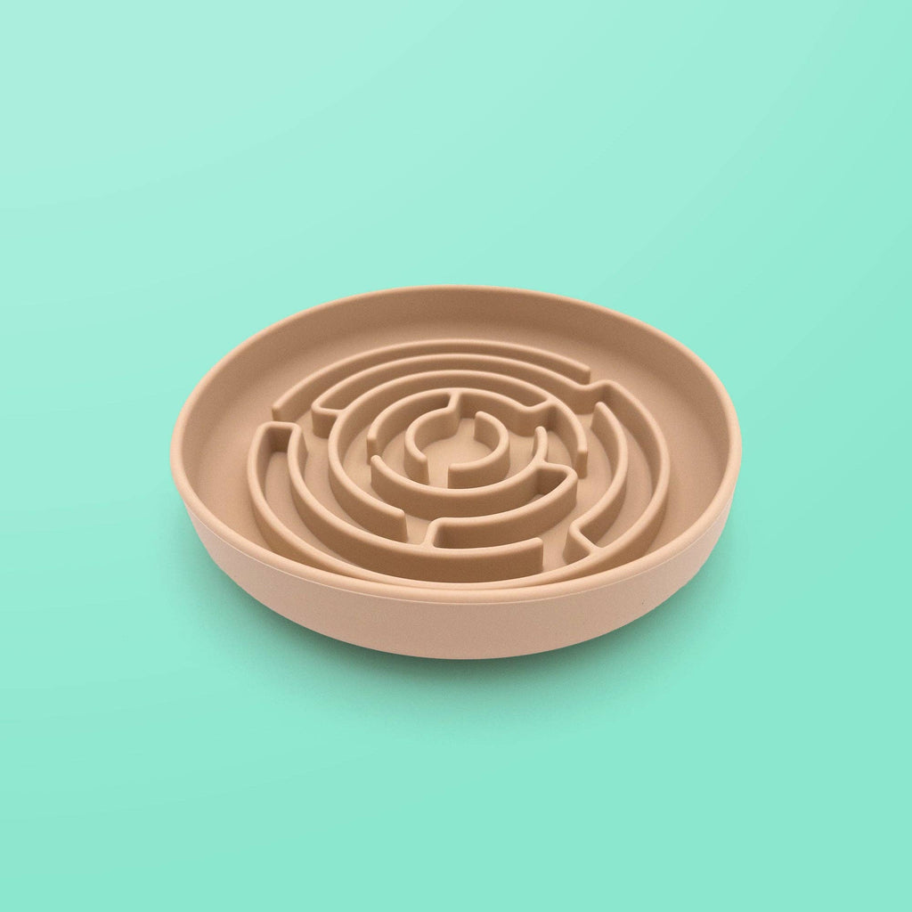 Slow Feeder Dog Bowl with Suction Base