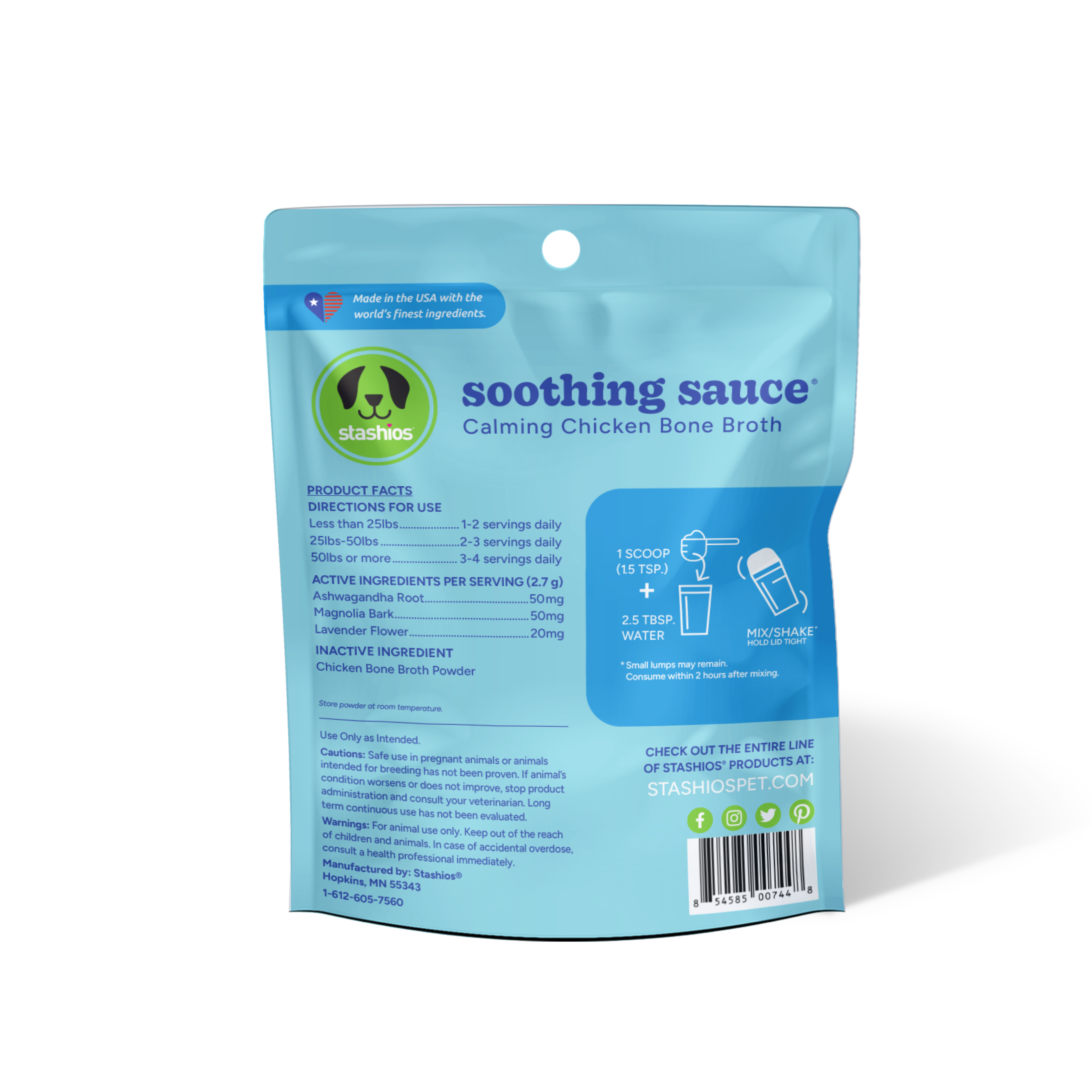 Soothing Sauce®, Chicken/Calming, 3oz Bulk Bag