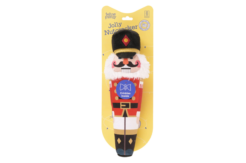 Feline Frenzy Kicker Toy - Jolly Nutcracker