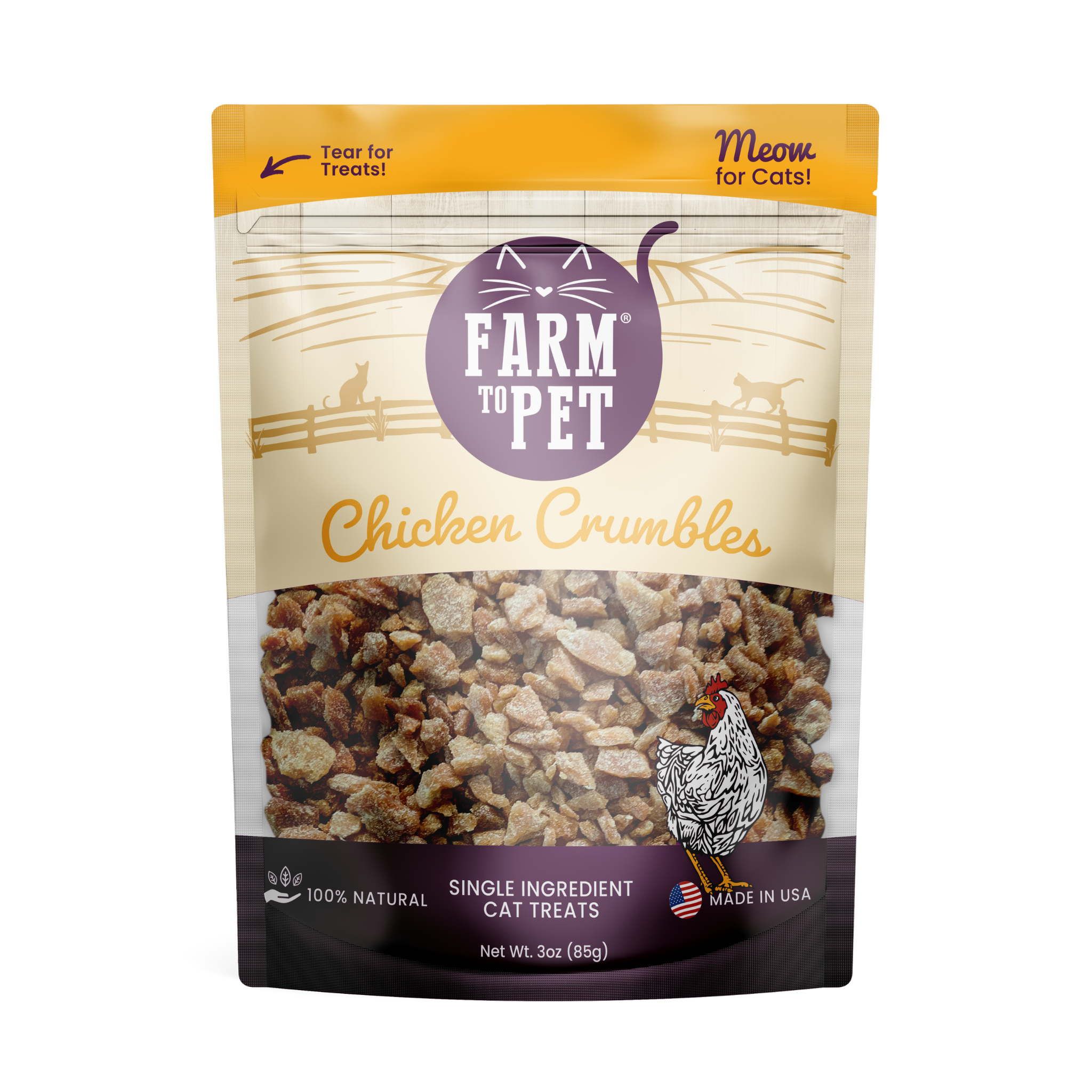 Chicken Crumbles Cat Treats