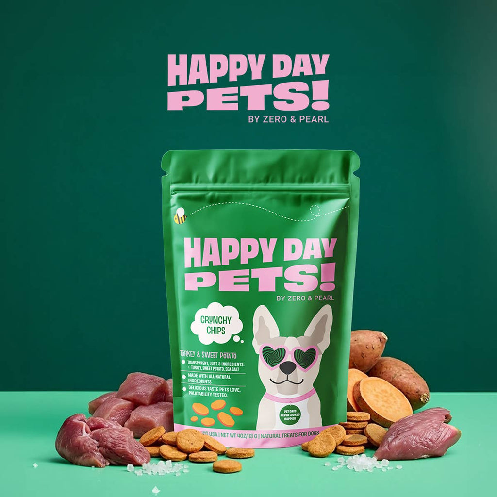 Happy Day Pets Turkey & Sweet Potato Chips Dog Treats