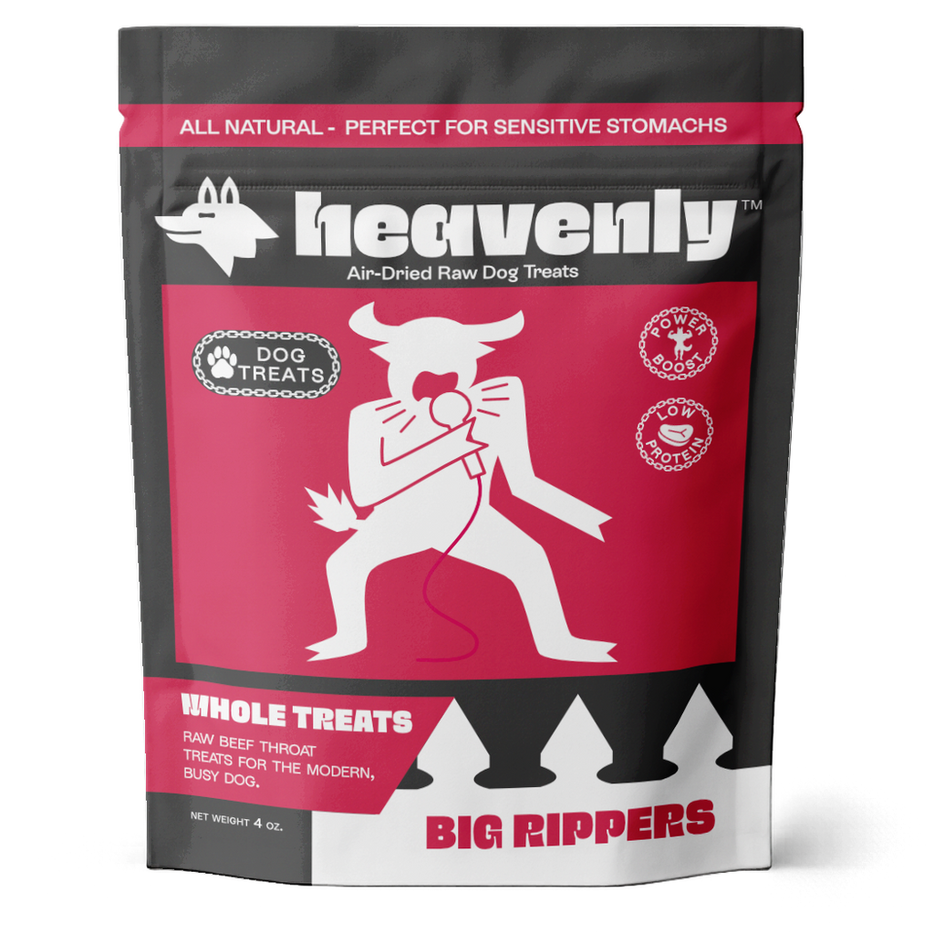 Heavenly Big Rippers - Beef Trachea for Big Dogs