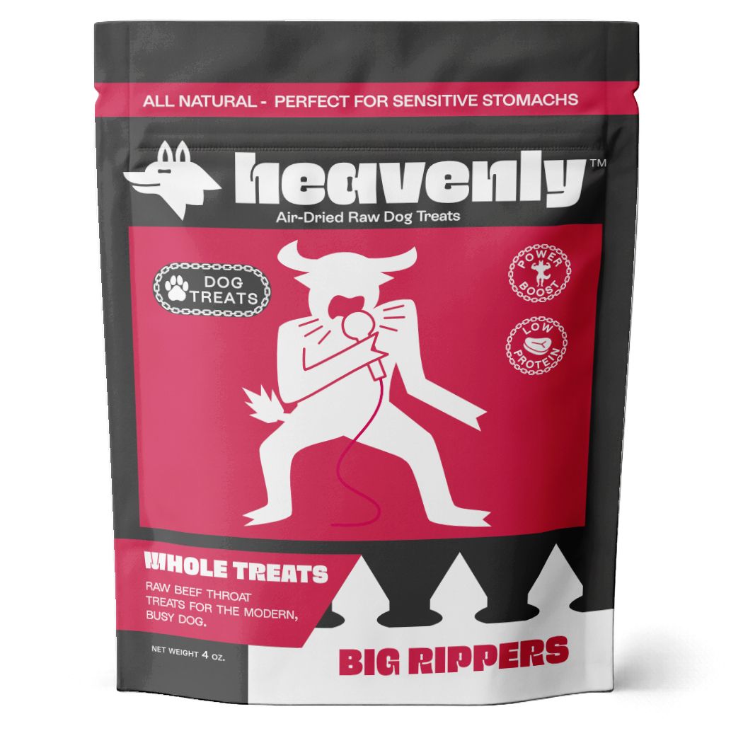 Heavenly Big Rippers - Beef Trachea for Big Dogs