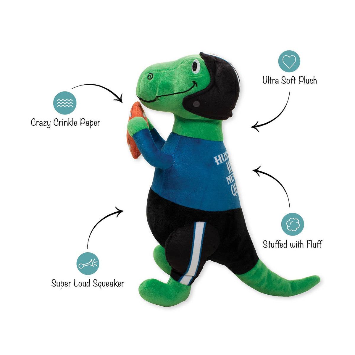 PetShop by Fringe Studio Hustle, Hit, Never Quit Dog Toy