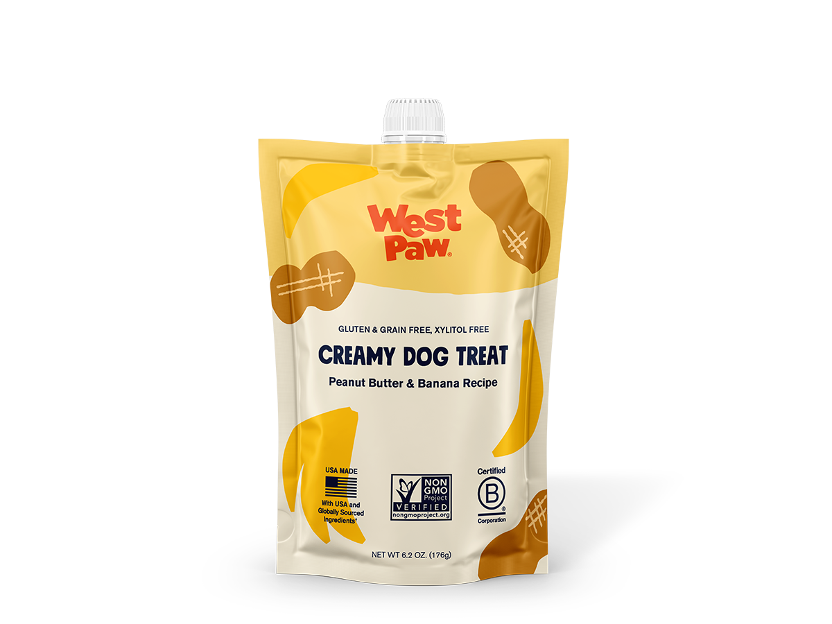 Peanut Butter & Banana Creamy Dog Treats