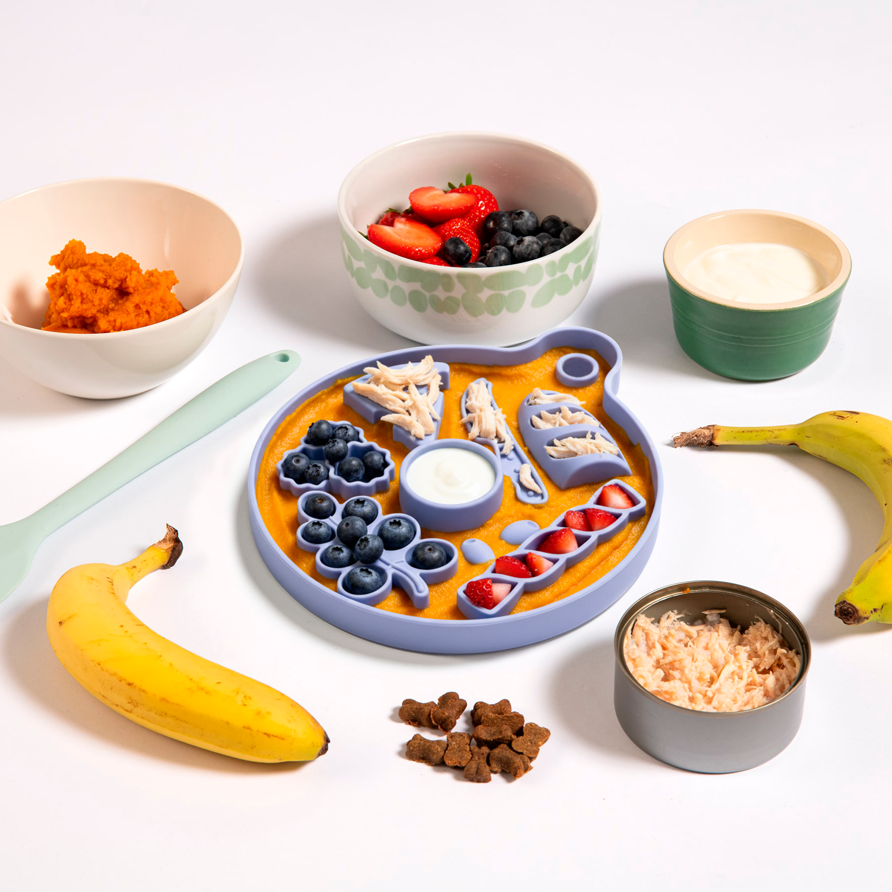 Smorgasboard Charcuterie Lick Mat & Slow Feeder: Toast