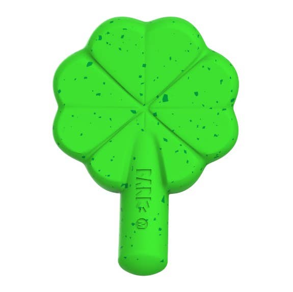 Super Chewer Fur Leaf Clover St. Patrick's Day Dog Toy
