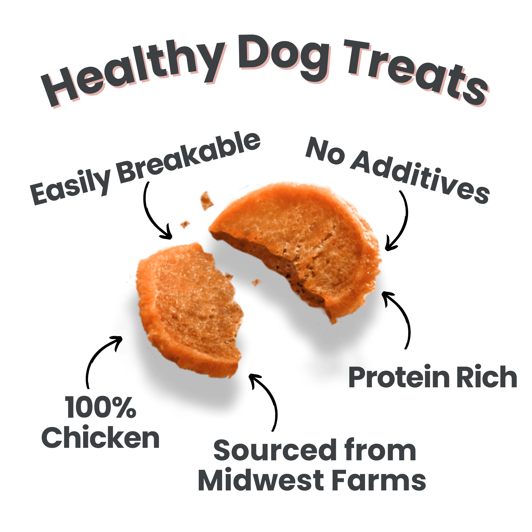 Americana Chicken Chips Dog Treats: 4oz
