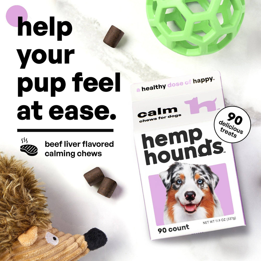 Hemp Hounds - Calming Chews - 90 Count