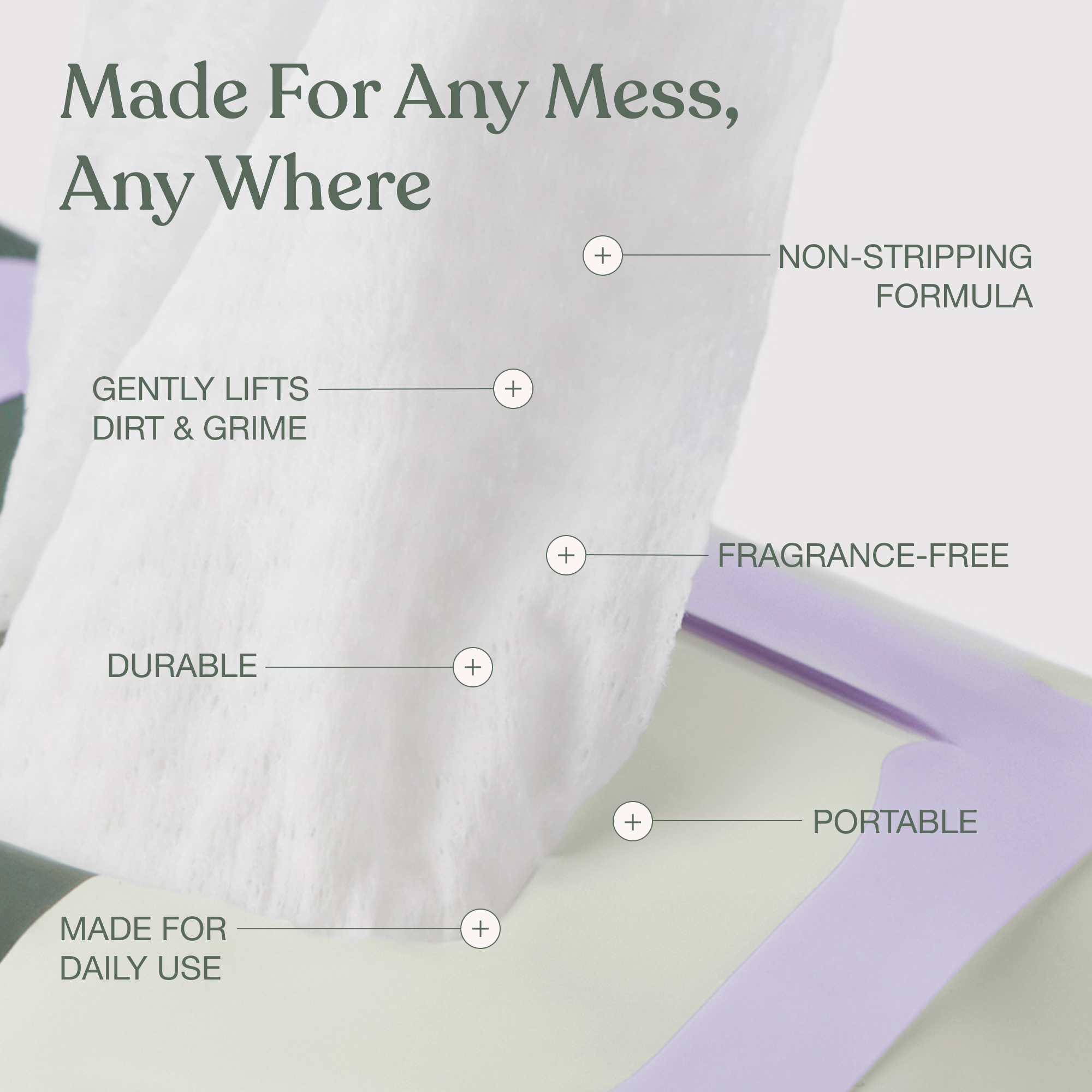 Gentle Cleanse Dog Wipes - 30 Wipes